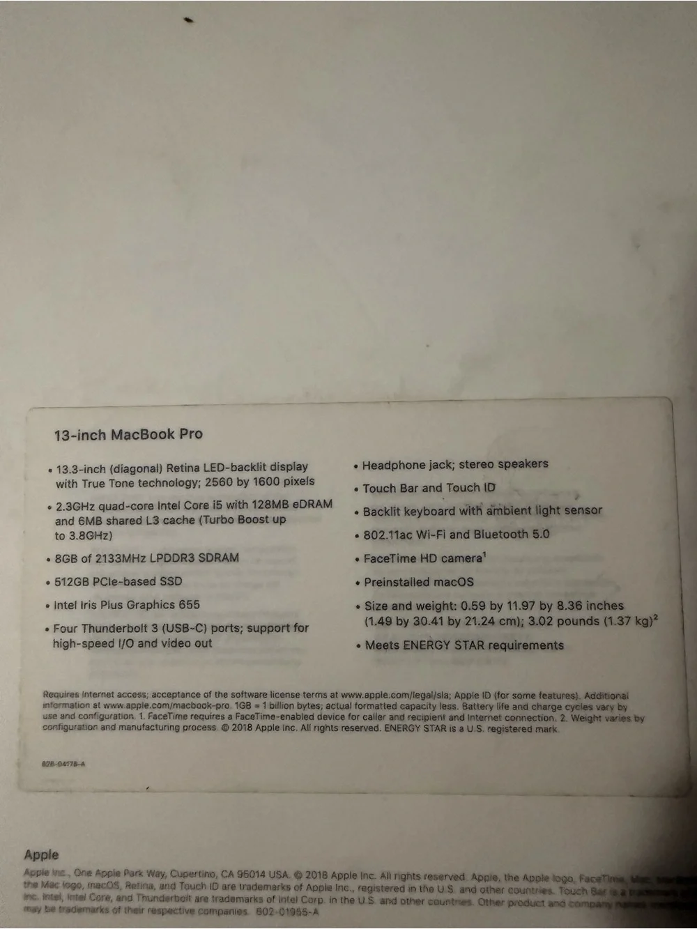 Apple Silver MacBook Laptop with Apple Logo